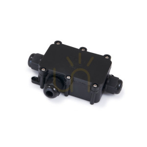 Káblový konektor 4 PIN Antigo 9951 čierny PVC Akcesoria do lamp ogrodowych