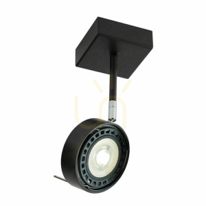 Reflektor Antigo Fussa 1 čierny LED ES111 2218