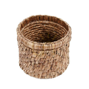 Prútený kôš BAZAR BIZAR Choppy vodný hyacint 34x30 cm priehľadný?