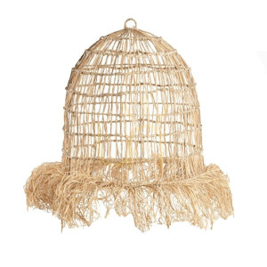 Prívesné svetlo BAZAR BIZAR Casita Natural L Grass Collection Mendong tráva