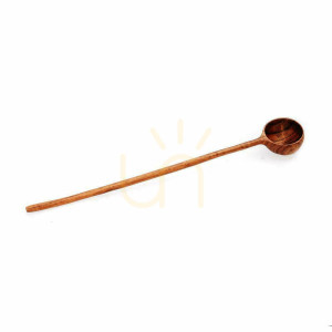 Lyžička BAZAR BIZAR Teak Root Collection z teakového dreva, prírodná, 19 cm