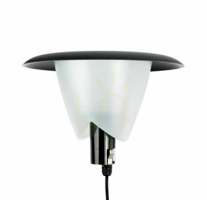 Vonkajšie stĺpikové svietidlo SU-MA Bianca čierne LED 10 W 32,5 cm 1083-101N