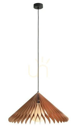Závesné svietidlo Aldex Nature Sun L drevo sklo kov 58 cm 1140G_L
