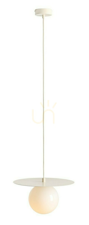 Závesné svietidlo Aldex Loop Cream S béžové kov sklo 1125G9_S