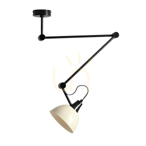 Plafón Aldex Aida krémový kov 17 cm 1141PL_G3_9