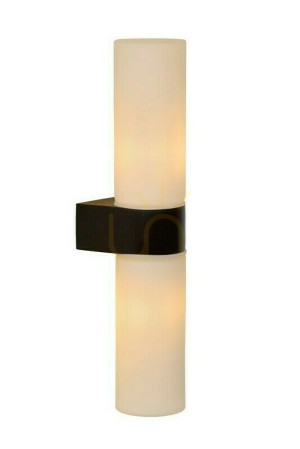 Nástenné svietidlo Lucide JESSE čierne IP44 G9 2x LED sklo 04202/02/30