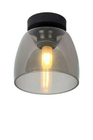 Plafón Lucide TYLER čierny sklenený retro IP44 33W G9 30164/01/30