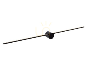 Nástenné svietidlo Lucide MIZAR čierne LED IP44 10W 12201/90/30