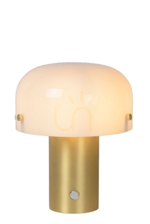 Stolová lampa Lucide Timon zlatá sklo oceľ E14 21 cm 05538/01/02