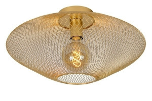 Plafón Lucide MESH zlatý kov 45 cm E27 21123/45/02