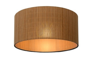 Plafond Lucide MAGIUS drevo ratan čierny 42 cm E27 03129/42/30