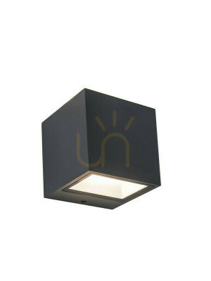 Vonkajšie nástenné svietidlo Lutec GEMINI antracit LED 9W 850 lm 4000K 5189114118