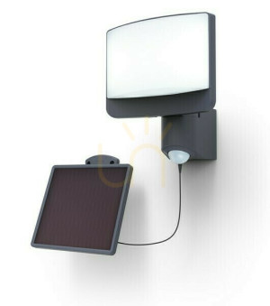 Vonkajšie nástenné svietidlo Lutec Sunshine LED 11W 800 lm so senzorom pohybu šedé