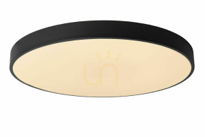Plafón Lucide UNAR čierny LED 80 cm 5600 lm 2700 K 79185/80/30