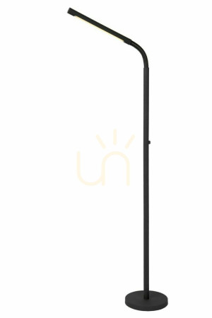 Stojacia lampa Lucide GILLY čierna LED 3W stmievateľná