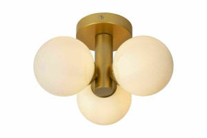 Plafón Lucide TRUDY zlatý 3x G9 IP44 28 cm 74116/03/02