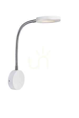 Nástenné svietidlo Markslojd Flex LED 5W biele chróm 106468