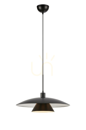 Prívesné svietidlo Markslojd čierne kovové 50 cm 1x40W 108431