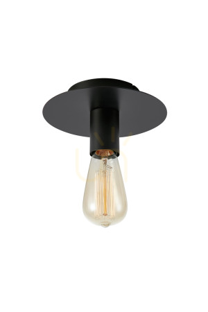 Plafón Markslojd Piatto čierny kovový 18 cm 1x40W 108540