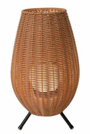 Vonkajšia stojacia lampa Lucide COLIN LED 3W IP44 drevo čierna 03843/36/72