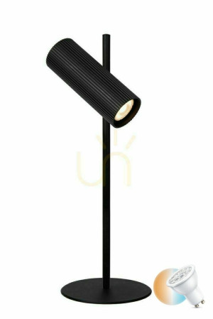 Stolová lampa Lucide CLUBS čierna LED GU10 42 cm 09539/01/30