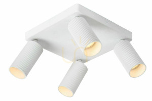 Plafon Lucide CLUBS 09939/14/31 biely 4xGU10 LED 24 cm CCT spoločný