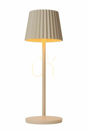 Vonkajšie stojacie svietidlo Lucide JUSTINE béžové LED IP54 38 cm 27889/02/38