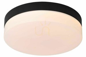 Plafond Lucide Biskit čierny LED 12W IP44 23 cm 79111/24/30