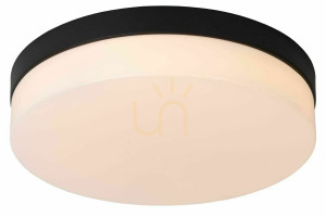 Plafón Lucide BISKIT čierny LED 18W IP44 28 cm 79111/30/30