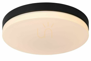 Plafon Lucide Biskit čierny LED 36W IP44 40 cm 79111/40/30