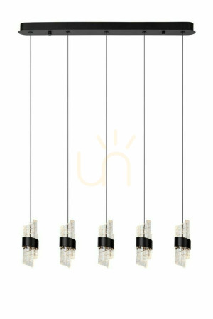 Závesné svietidlo Lucide KLIGANDE čierne LED 3x7W 13496/35/30
