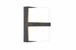 Vonkajšie nástenné svietidlo Lutec STELA 5197401118 LED 14W šedé