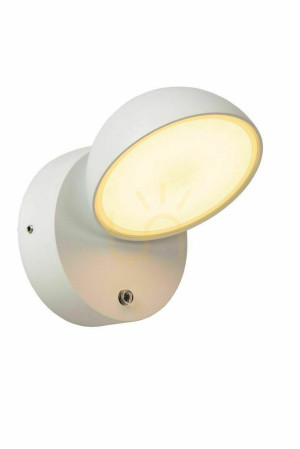 Vonkajšie nástenné svietidlo Lucide FINN biele LED IP54 12W 22865/12/31