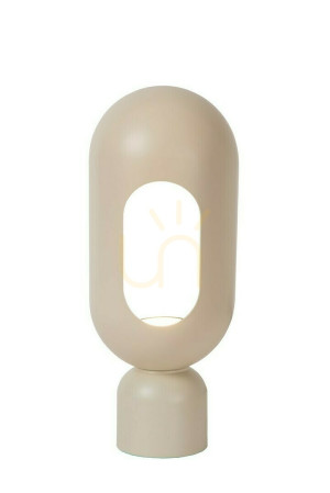 Stolová lampa Lucide BARRIS šedá oceľ E27 moderná 30 cm