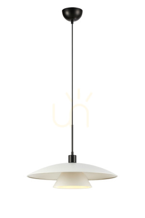 Prívesné svietidlo Markslojd Millinge biele kovové 50 cm 108430