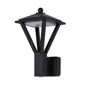 Vonkajšie nástenné svietidlo Italux Black Bons LED čierne IP54 OWL-22474-BK