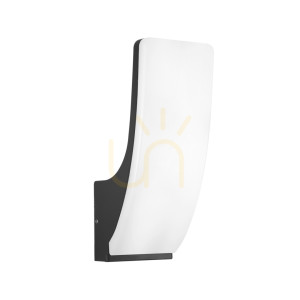 Vonkajšie nástenné svietidlo Italux LED čierne 15W IP54 OWL-61916-BK