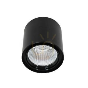 Svietidlo na povrchovú montáž Italux Luna čierne LED 40W 3800lm WG-706R/BK-WW/70