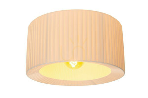 Plafón Lucide FOLD biely 40 cm Japandi E27 21139/01/31