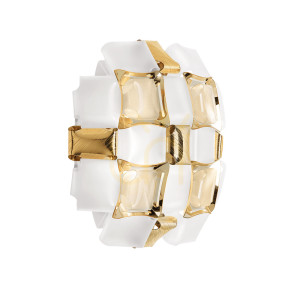 Nástenné svietidlo Slamp Mida Applique White/Gold