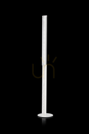 Slamp Modula Twisted Floor Light Grey Plissé Stojacia lampa.