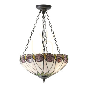 Závesné svietidlo Hutchinson Tiffany Multicolor 64175 Interiéry.