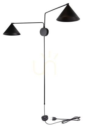 Nástenné svietidlo Sigma MAGIC čierne 2xE27 40928