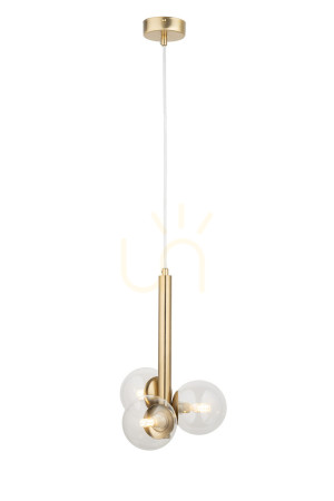 Závesné svietidlo Sigma PERLA LUX 3xG9 zlaté 40855