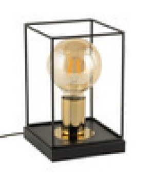 Stolná lampa Sigma VOX čierna-zlatá E27 50372