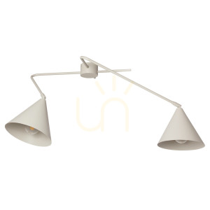 Plafón Sigma GALAXY 2xE27 sivá béžová 40941