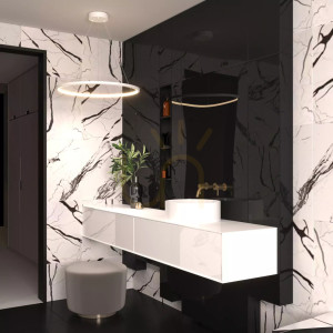Ringa LED závesné svietidlo biele PL0150-WH