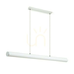 Rivier Led závesné svietidlo I Chróm/Akryl Mlieko 230 V 24 W 3000 K.