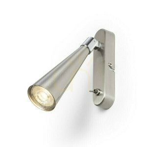Nástenné svietidlo Alexis nástenné svietidlo Nickel Mat 230 V Led Gu10 5 W.