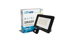 DRAGO 50W NW IP44 SLIM PIR LED reflektor
